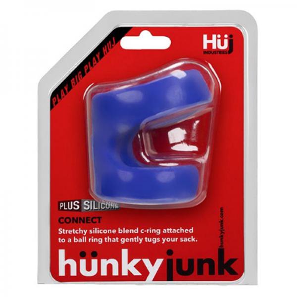 Hunky Junk Connect Cock Ball Tugger Blue - happyshop365247