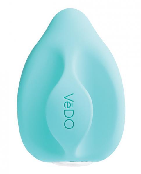 Vedo Yumi Rechargeable Finger Vibe - Tease Me Turquoise - happyshop365247