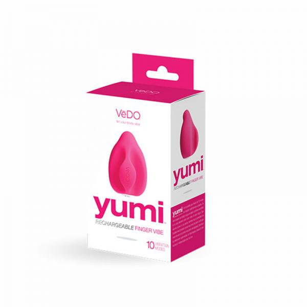 Vedo Yumi Rechargeable Finger Vibe - Foxy Pink - happyshop365247