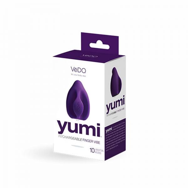 Vedo Yumi Rechargeable Finger Vibe - Deep Purple - happyshop365247