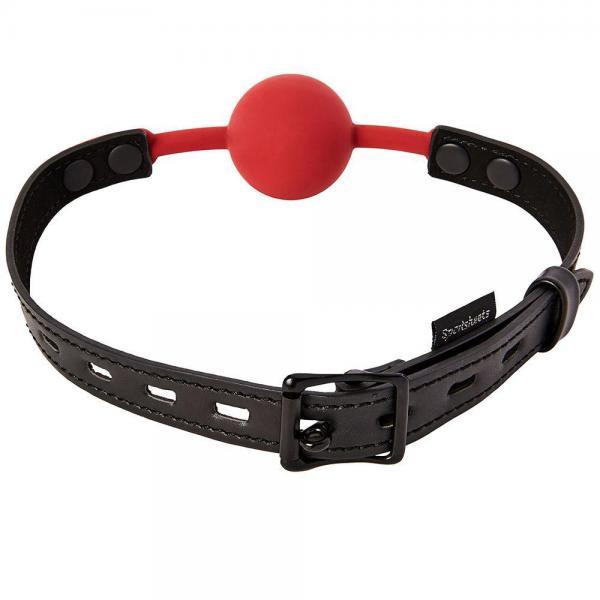 Sportsheets Saffron Ball Gag Black Red - happyshop365247