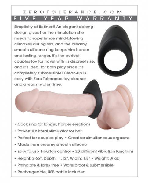 Night Rider Vibrating Cock Ring Black - happyshop365247