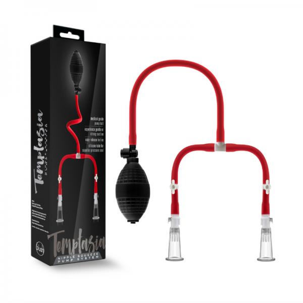 Temptasia - Nipple Squeeze Pump System - Black - happyshop365247