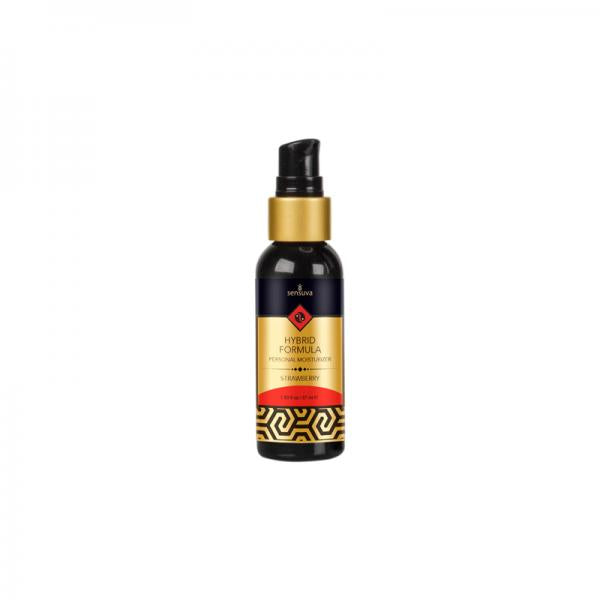 Sensuva Hybrid Personal Moisturizer - Strawberry 2 Fl. Oz. Bottle - happyshop365247