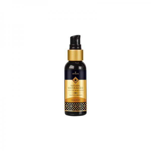Sensuva Natural Water-based Personal Moisturizer - Salted Caramel 2 Fl. Oz. Bottle - happyshop365247