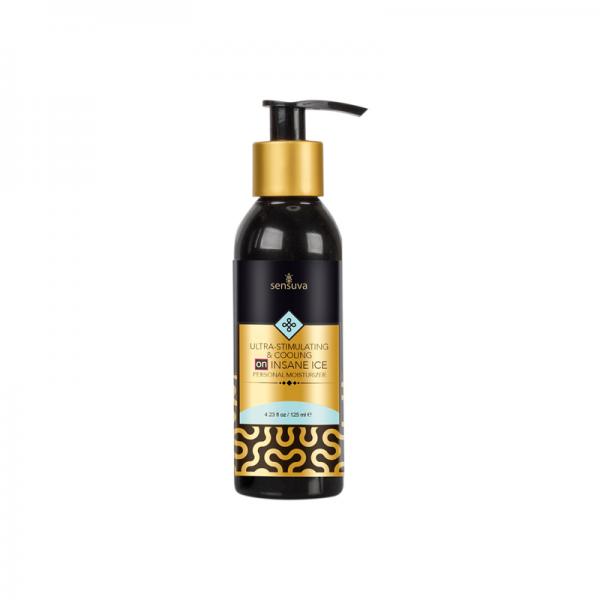 Sensuva Ultra-stimulating On Insane Ice Personal Moisturizer 4 Fl. Oz. Bottle - happyshop365247