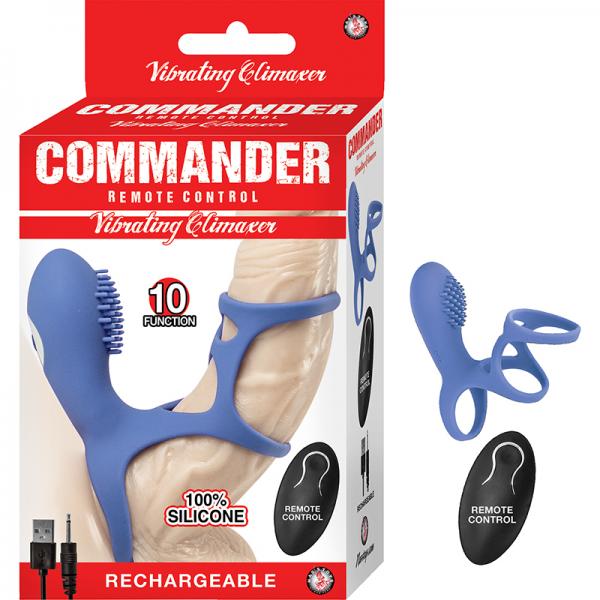 Commander Remote Control Vibrating Climaxer Blue - happyshop365247