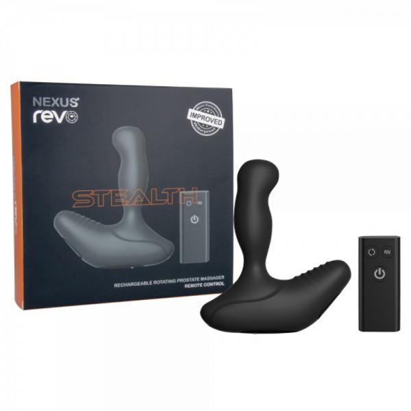 Nexus Revo Stealth Remote Control Rotating Prostate Massager - Black - happyshop365247