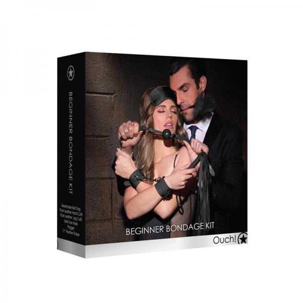 Ouch! - Beginners Bondage Kit - Black - happyshop365247