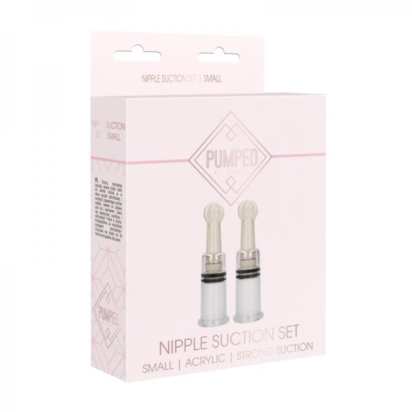 Pumped - Nipple Suction Set Small - Rose - happyshop365247