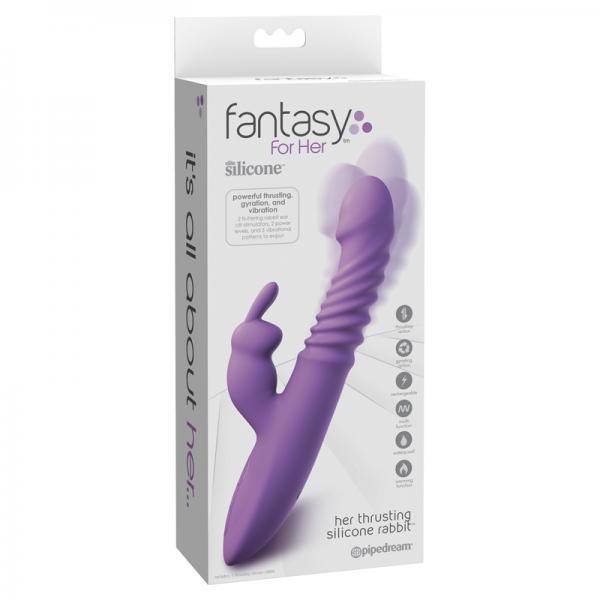 Fantasy For Her Her Thrusting Silicone Rabbit - happyshop365247