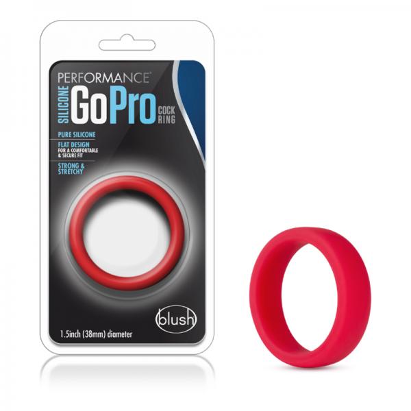 Performance - Silicone Go Pro Cock Ring - Red - happyshop365247