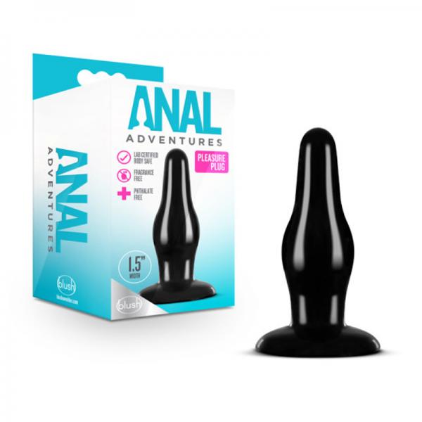Anal Adventures Pleasure Plug Black - happyshop365247