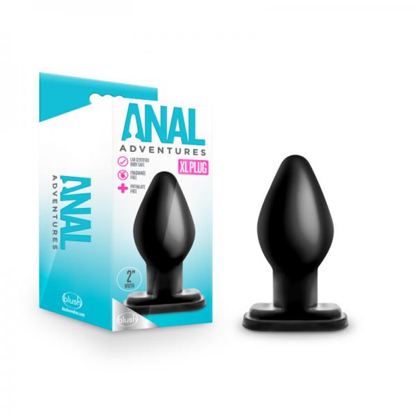 Anal Adventures Xl Plug Black - happyshop365247