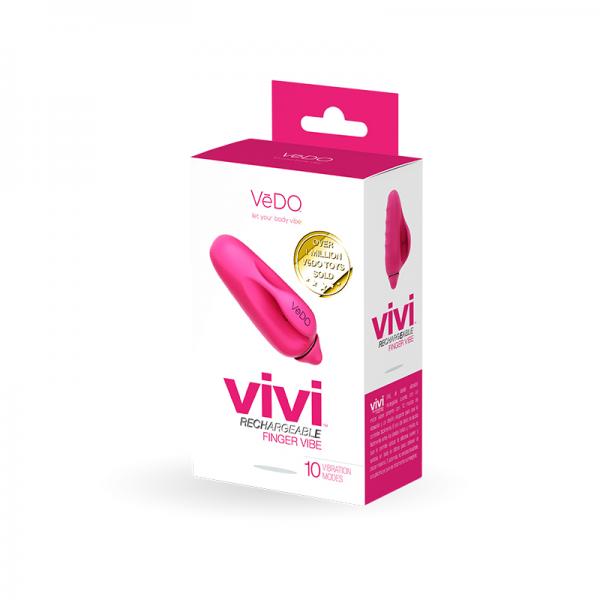 Vivi Rechargeable Finger Vibe Foxy Pink - happyshop365247