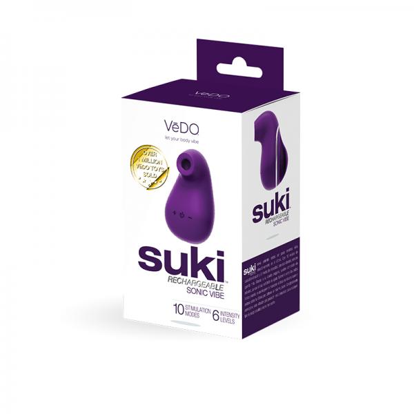 Suki Rechargeable Vibrating Sucker Deep Purple - happyshop365247