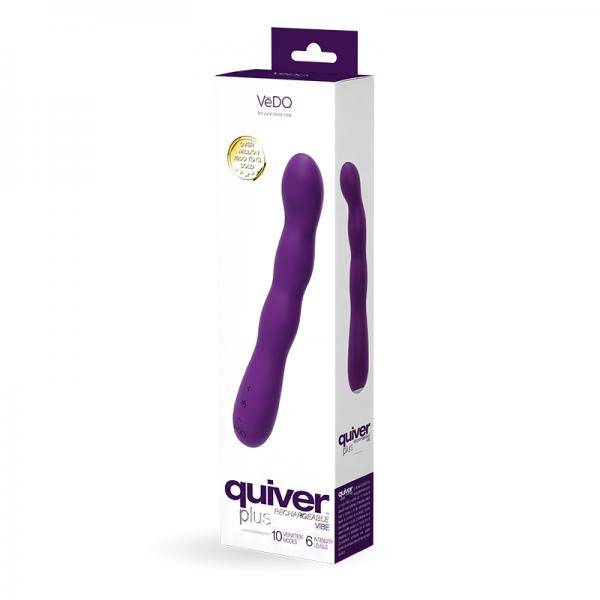 Quiver Rechargeable Plus Vibe Deep Purple - happyshop365247