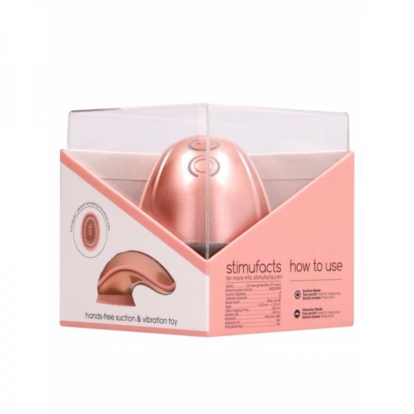 Twitch Hands-free Suction And Vibration Toy Rose Gold - happyshop365247