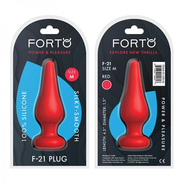 Forto F-21: Tear Drop Medium Red - happyshop365247