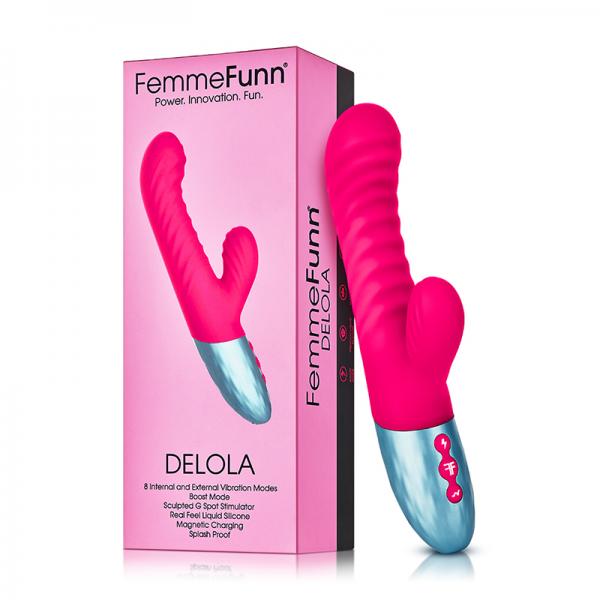 Femmefunn Delola Rabbit Vibrator Pink - happyshop365247