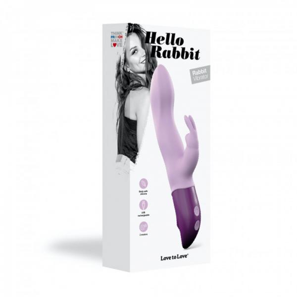Love To Love Hello Rabbit Purple - happyshop365247