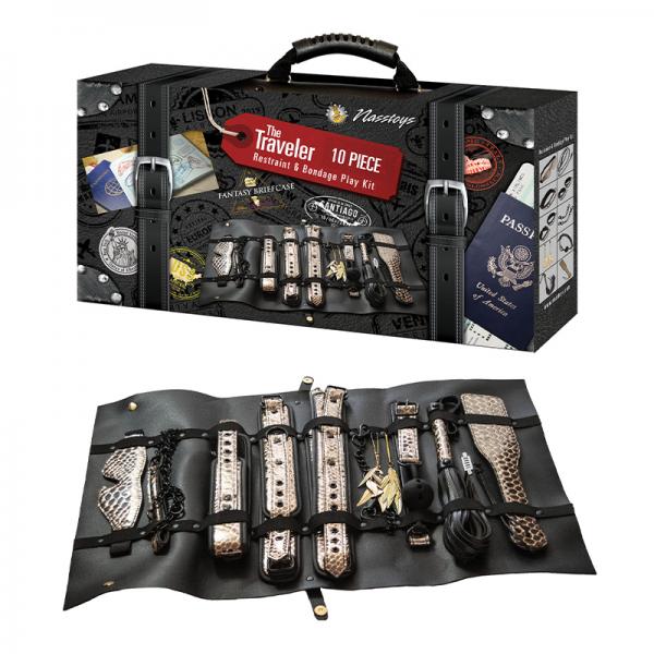 The Traveler Restraint & Bondage Play Kit - 10 Pcs - happyshop365247