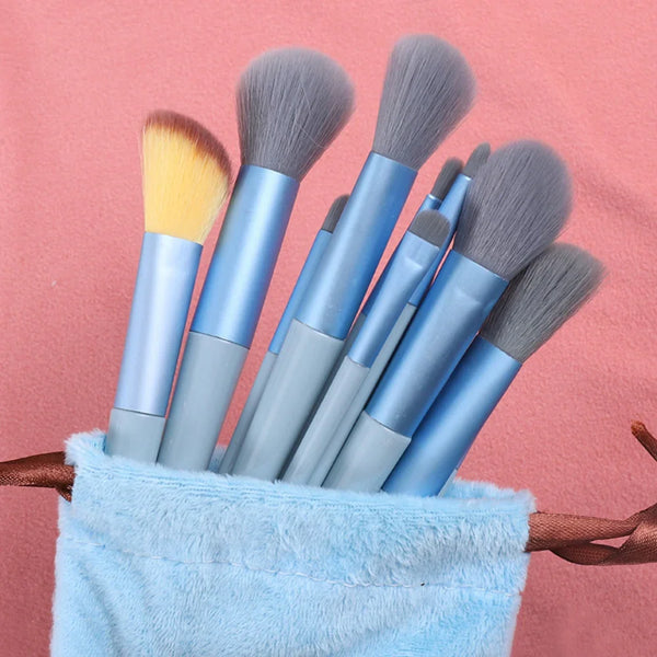 13Pcs Makeup Brush Set, Cosmetic Beauty Tools - happyshop365247