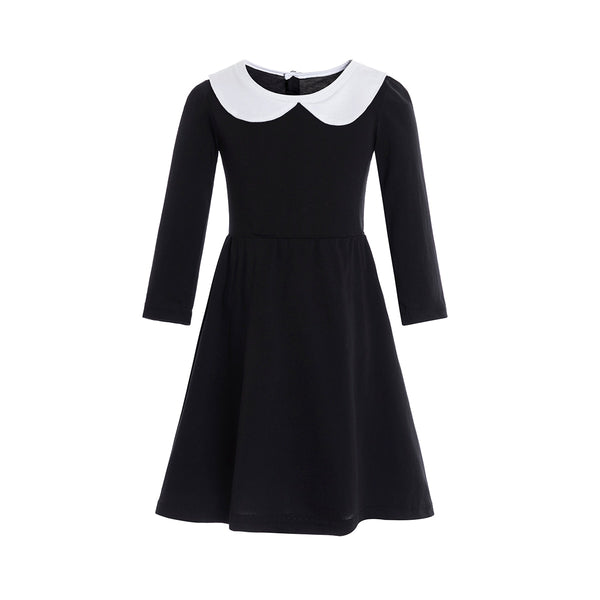 Wednesday Addams Girls Black tulle dress, cosplay trendy - happyshop365247