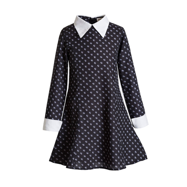 Wednesday Addams Girls Black tulle dress, cosplay trendy - happyshop365247