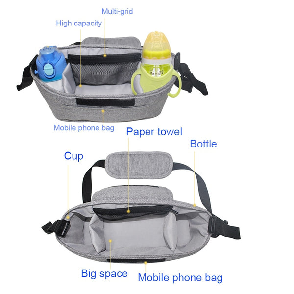 Stroller Bag Pram Stroller Organizer Baby Stroller Accessories - happyshop365247