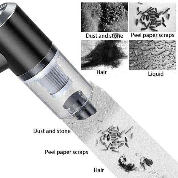 Portable Wet and Dry Car Vacuum Cleaner for Home Appliance 120W Power - happyshop365247