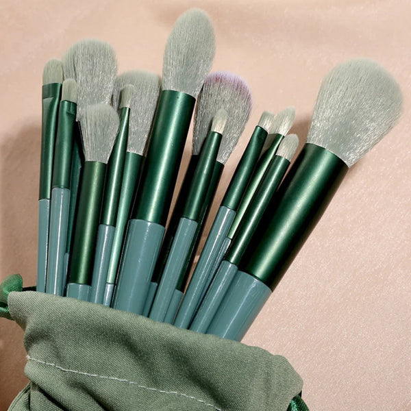 13Pcs Makeup Brush Set, Cosmetic Beauty Tools - happyshop365247