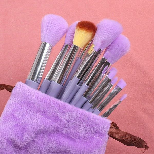 13Pcs Makeup Brush Set, Cosmetic Beauty Tools - happyshop365247