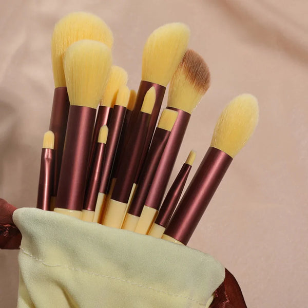 13Pcs Makeup Brush Set, Cosmetic Beauty Tools - happyshop365247