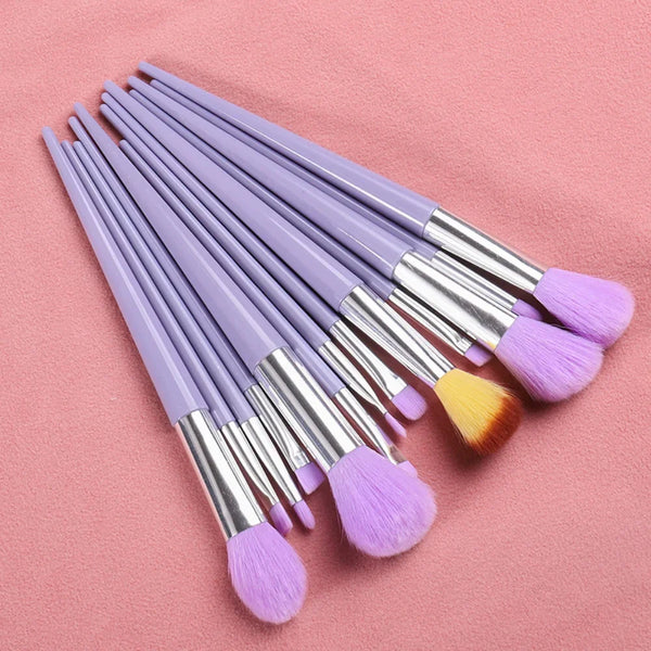 13Pcs Makeup Brush Set, Cosmetic Beauty Tools - happyshop365247