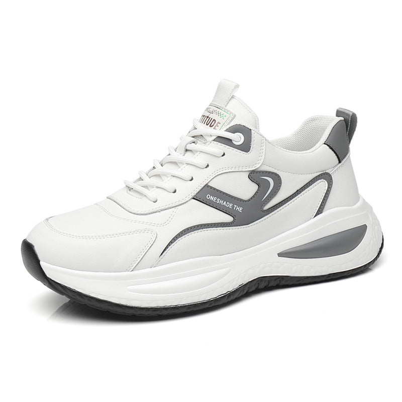 Leather Casual White Shoes Men's Outdoor Mountaineering - happyshop365247