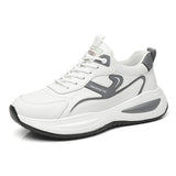 Leather Casual White Shoes Men's Outdoor Mountaineering - happyshop365247