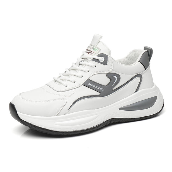 Leather Casual White Shoes Men's Outdoor Mountaineering - happyshop365247