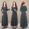 Dress Mother Dress Big Swing Dress Noble Long Skirt Women - happyshop365247