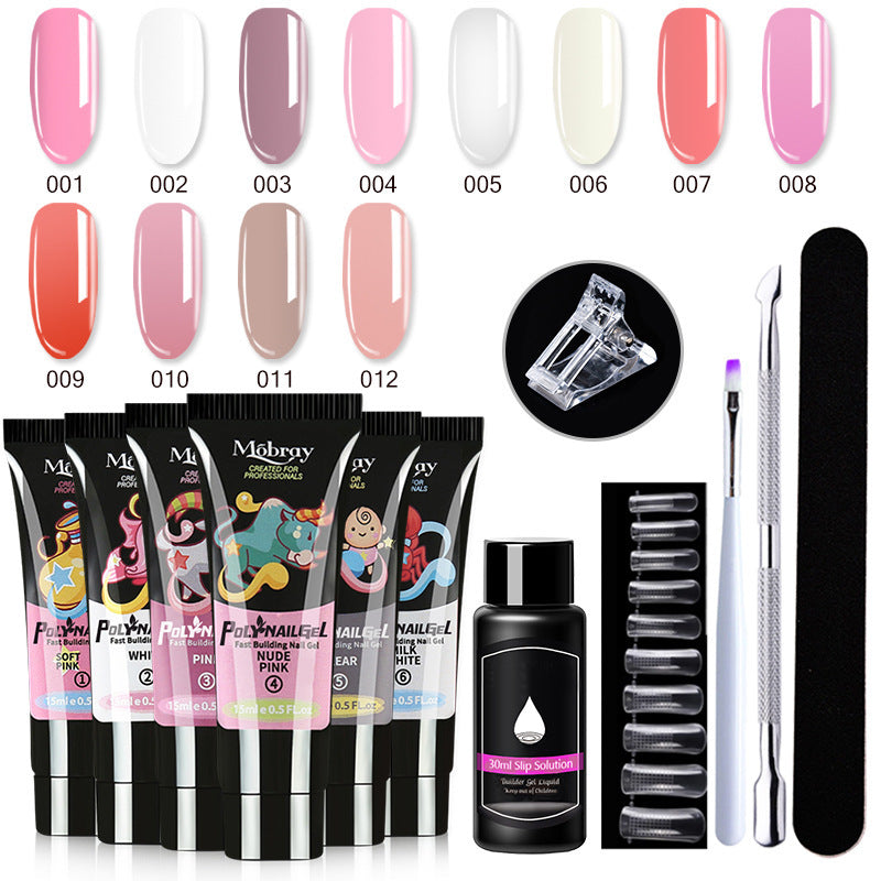 7-Piece Nail Art Crystal Extender Set - happyshop365247