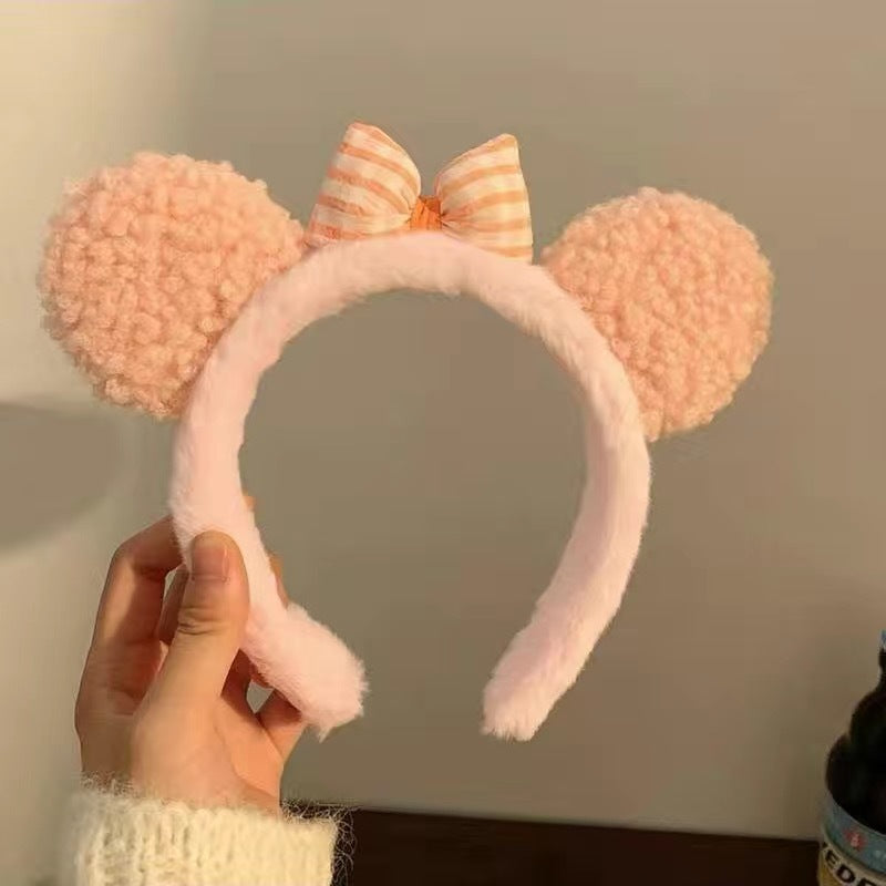 Cute Face Wash Hair Bands Female Cartoon Headwear Hair Band Headband Apply - happyshop365247