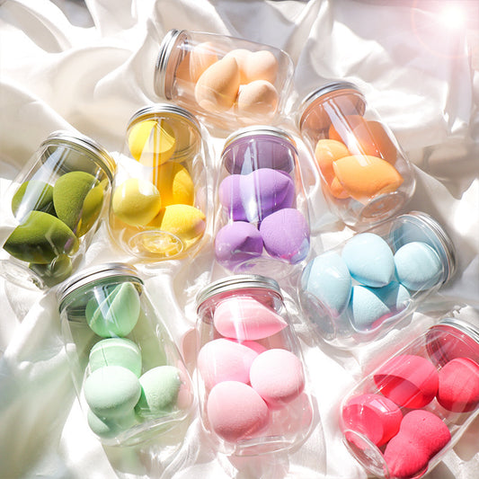 Canned Powder Puff Beauty Egg Box Makeup Sponge Set - happyshop365247
