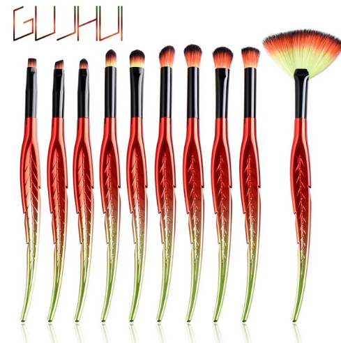Pro Makeup Brushes Set 8/10Pcs Powder Foundation Eyeshadow Make Up Brushes Cosmetics Soft Cosmetics Beauty Tool - happyshop365247