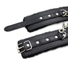 Funny Adult Articles Plush Black Handcuffs Red Pink Leather Adult Articles Tie Hands With Iron Chains