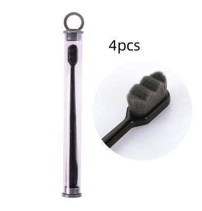 Ultra-fine Toothbrush Super Soft Bristle Deep Cleaning Brush Portable For Oral Care Tools Teeth Care Oral Cleaning Travel - happyshop365247