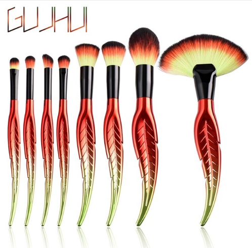 Pro Makeup Brushes Set 8/10Pcs Powder Foundation Eyeshadow Make Up Brushes Cosmetics Soft Cosmetics Beauty Tool - happyshop365247