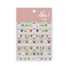 Nail Art Sticker Santa Claus Cartoon