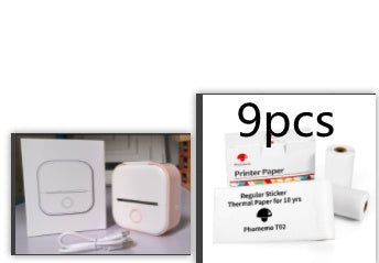 Portable Mini Thermal Label Printer Home Photo Printer Student Wrong Question Printer Bluetooth-compatible Mini Label Printer Price Tag - happyshop365247