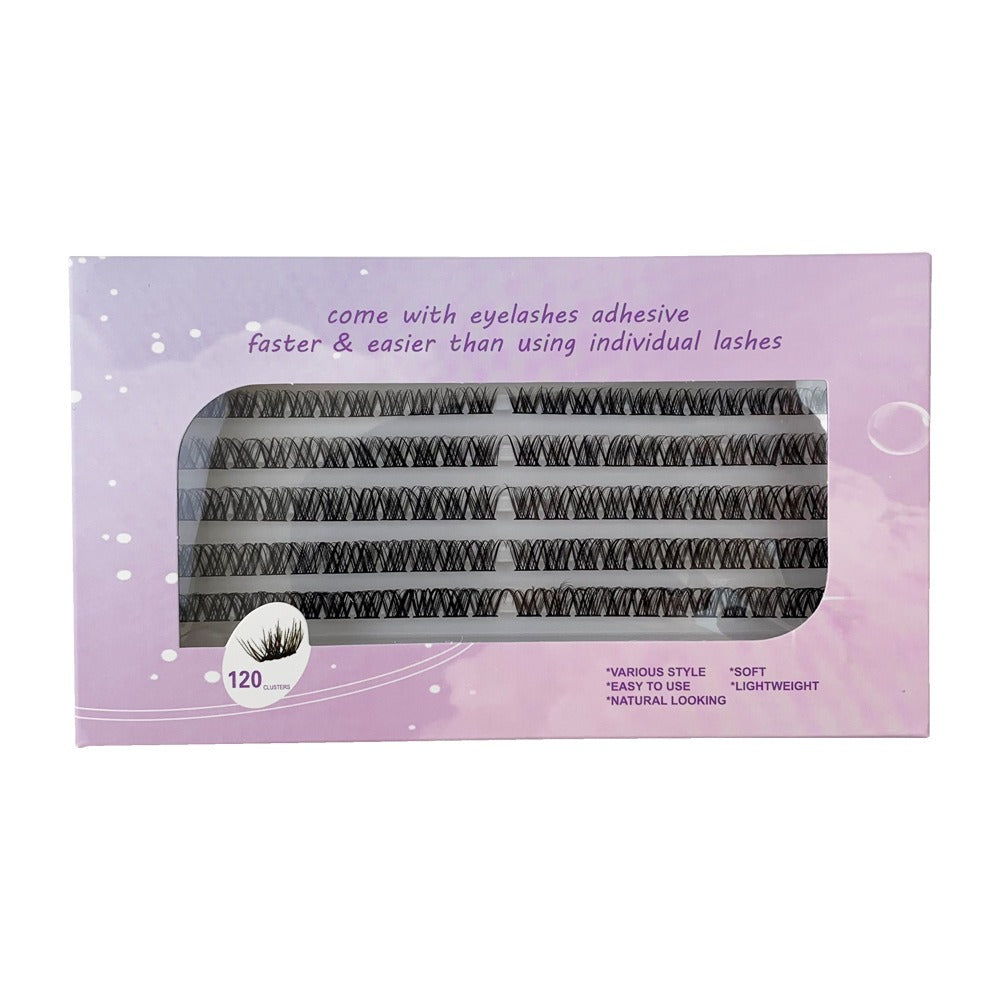 Self-grafting Single Cluster Eyelash Set - happyshop365247
