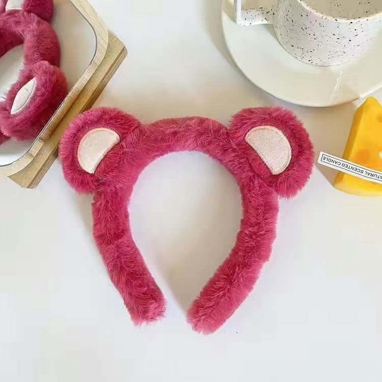 Cute Face Wash Hair Bands Female Cartoon Headwear Hair Band Headband Apply - happyshop365247